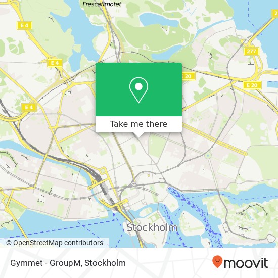 Gymmet - GroupM map