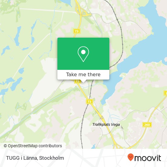 TUGG i Länna map