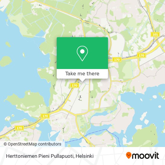 Herttoniemen Pieni Pullapuoti map