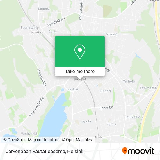 How to get to Järvenpään Rautatieasema in Helsinki by Train or Bus?