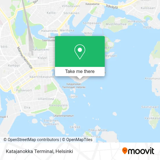 Katajanokka Terminal map