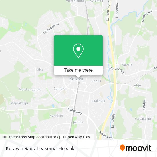 Keravan Rautatieasema map