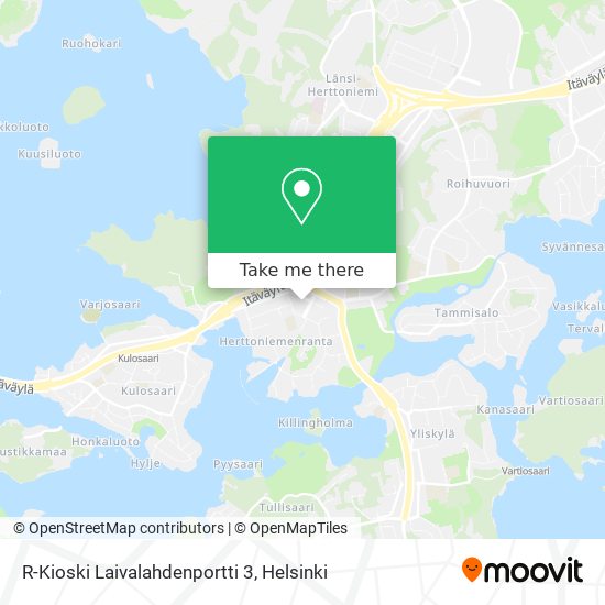 R-Kioski Laivalahdenportti 3 map