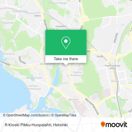 R-Kioski Pikku-Huopalahti map