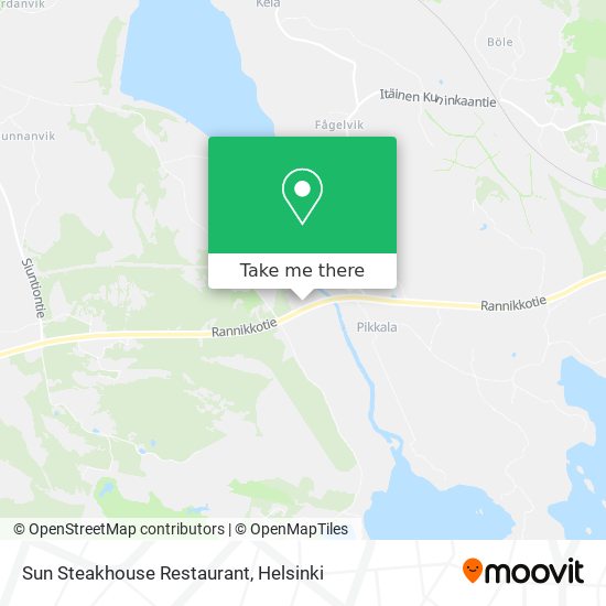 Sun Steakhouse Restaurant map