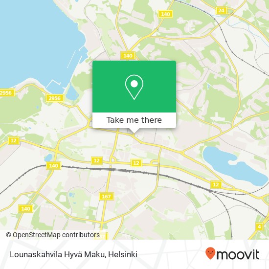 Lounaskahvila Hyvä Maku map