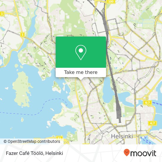 Fazer Café Töölö map