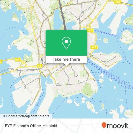 EYP Finland's Office map
