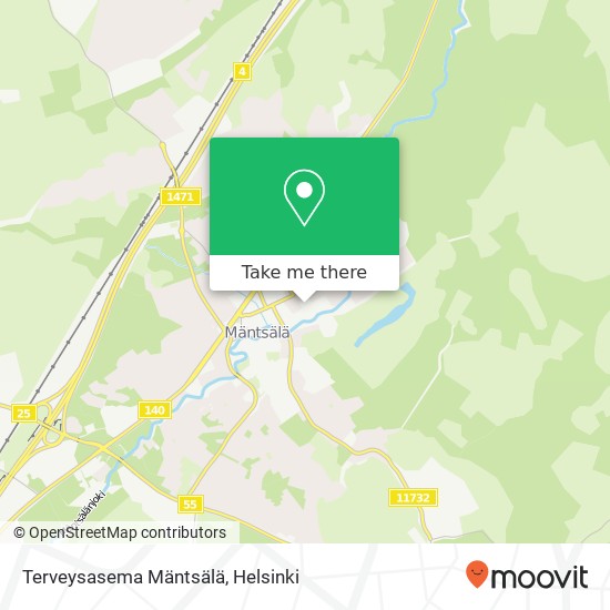 Terveysasema Mäntsälä map