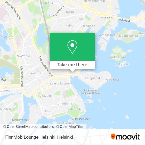FinnMob Lounge Helsinki map