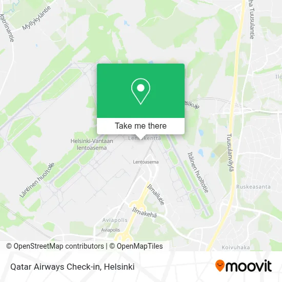 Qatar Airways Check-in map