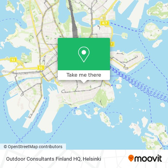 Outdoor Consultants Finland HQ map