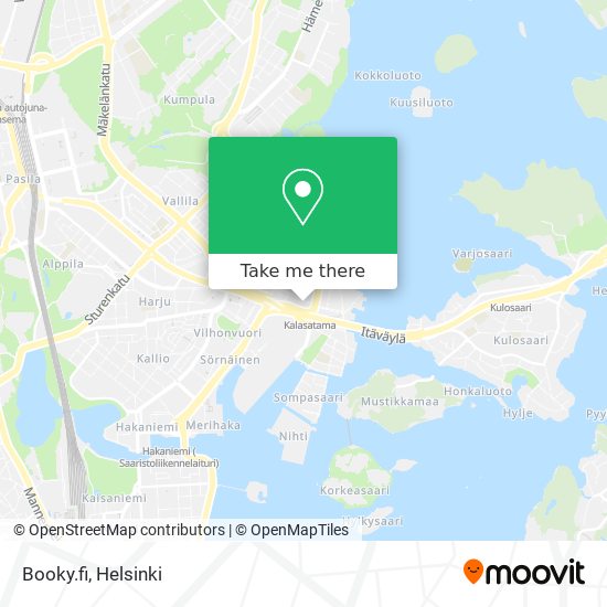Booky.fi map