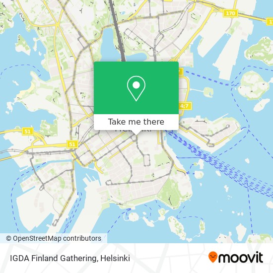 IGDA Finland Gathering map