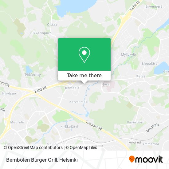 Bembölen Burger Grill map