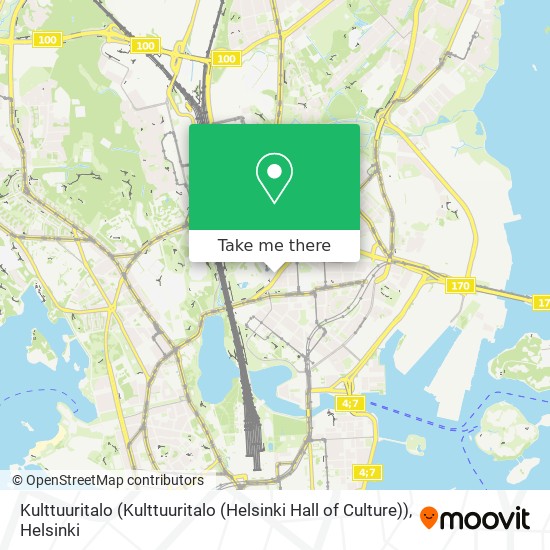 Kulttuuritalo (Kulttuuritalo (Helsinki Hall of Culture)) map