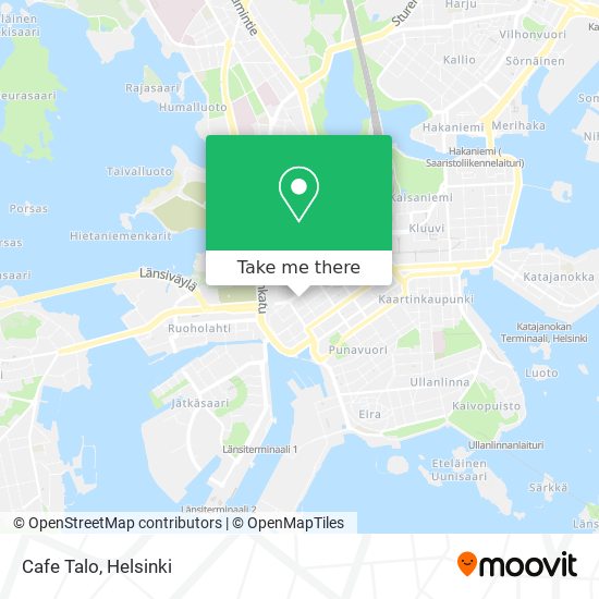 Cafe Talo map