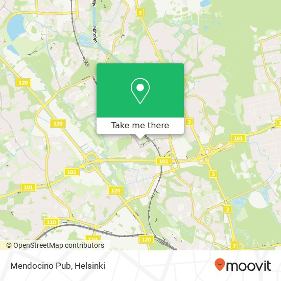 Mendocino Pub map