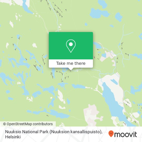 Nuuksio National Park (Nuuksion kansallispuisto) map