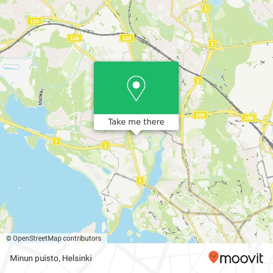 Minun puisto map