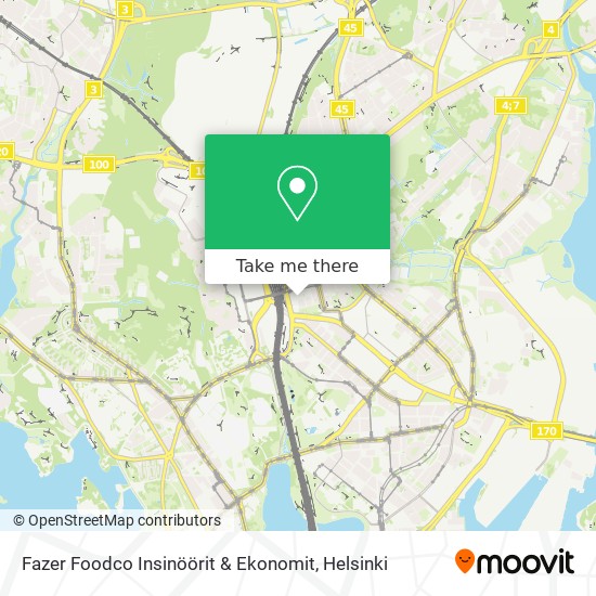 Fazer Foodco Insinöörit & Ekonomit map