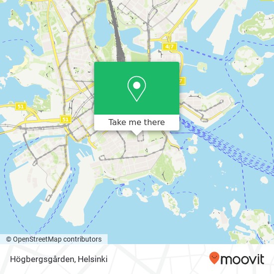 Högbergsgården map