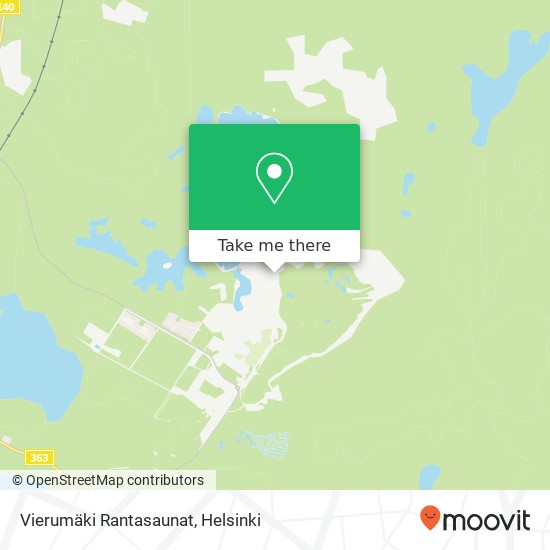 Vierumäki Rantasaunat map