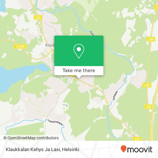 Klaukkalan Kehys Ja Lasi map