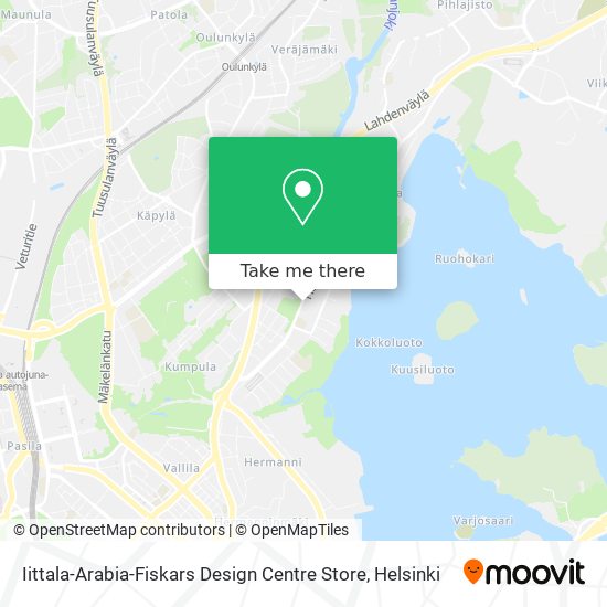 Iittala-Arabia-Fiskars Design Centre Store map