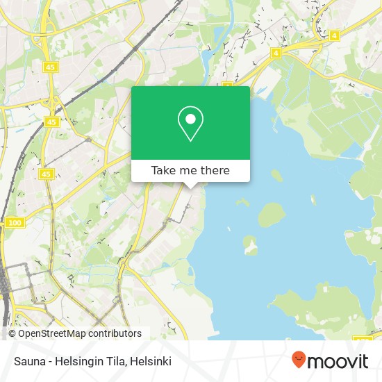 Sauna - Helsingin Tila map