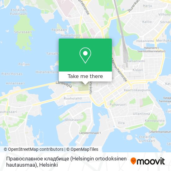 Православное кладбище (Helsingin ortodoksinen hautausmaa) map