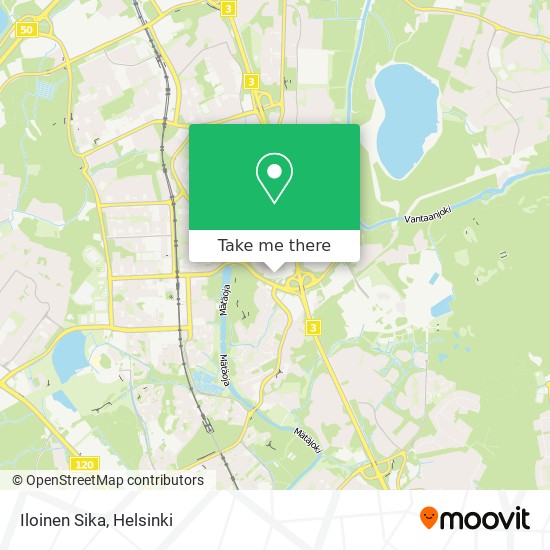 Iloinen Sika map