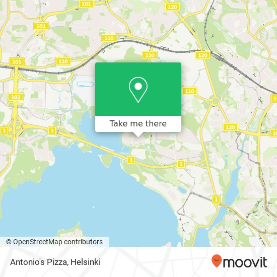 Antonio's Pizza map