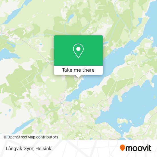 Långvik Gym map