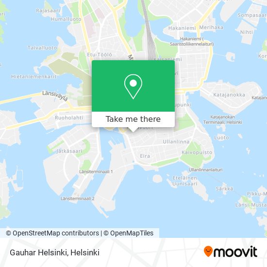 Gauhar Helsinki map