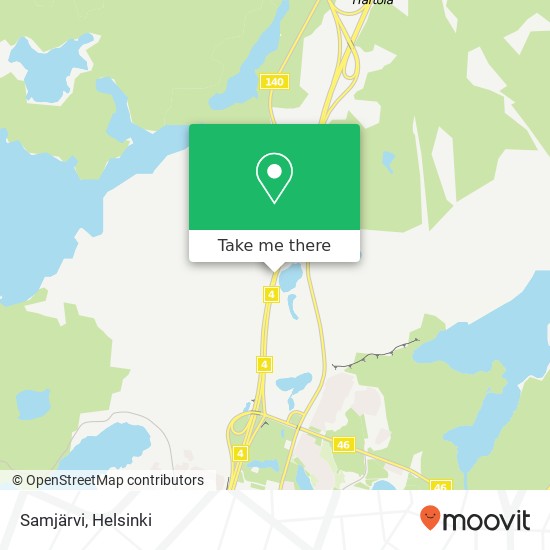 Samjärvi map