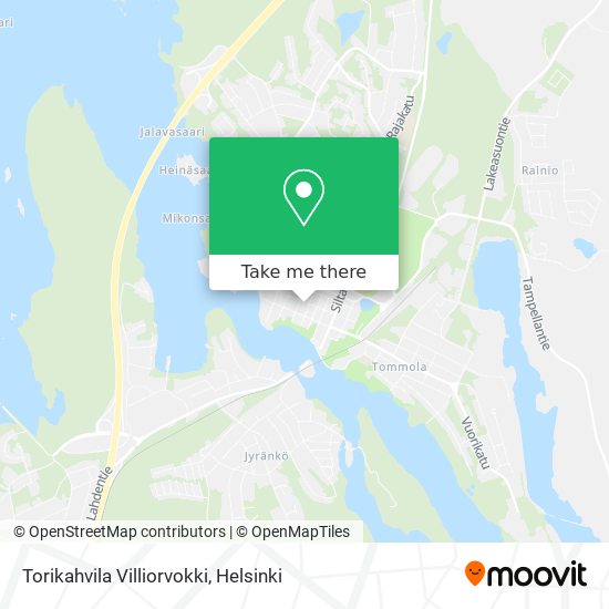 Torikahvila Villiorvokki map