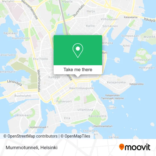 Mummotunneli map