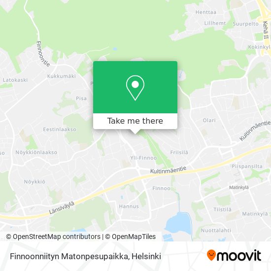 Finnoonniityn Matonpesupaikka map