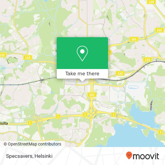 Specsavers map