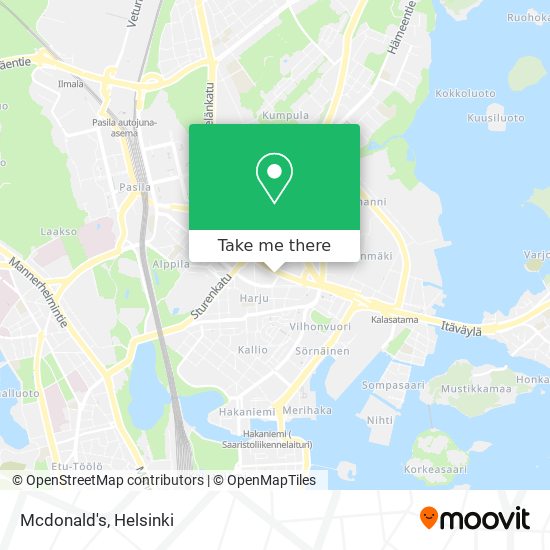 Mcdonald's map