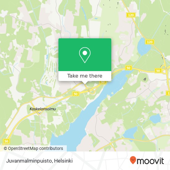 Juvanmalminpuisto map