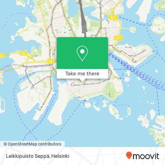 Leikkipuisto Seppä map