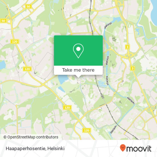 Haapaperhosentie map