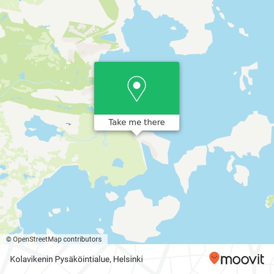 Kolavikenin Pysäköintialue map