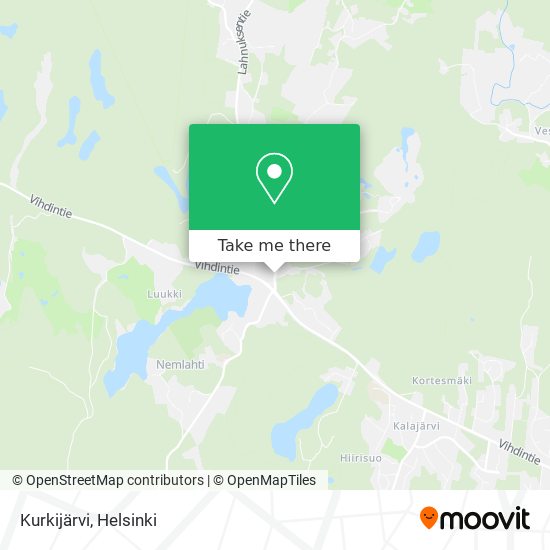 Kurkijärvi map