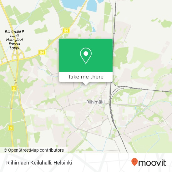 Riihimäen Keilahalli map