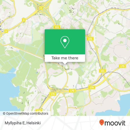 Myllypiha E map