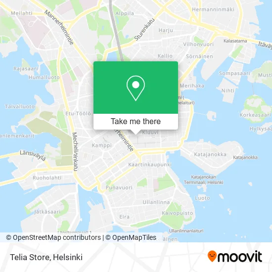 Telia Store map