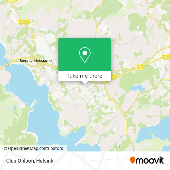 Clas Ohlson map